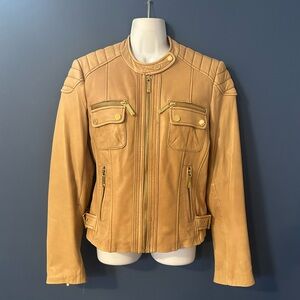 MICHAEL KORS Leather Jacket - EUC